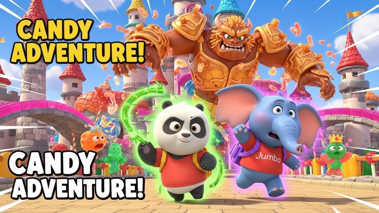 Bao The Panda And Jumbo The Elephant Face a Giant Smoke Monster in a Heartfelt Pixar Style Adventure