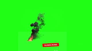 Fire Smoke On Green Screen Green Screen Footage Fun Vibe