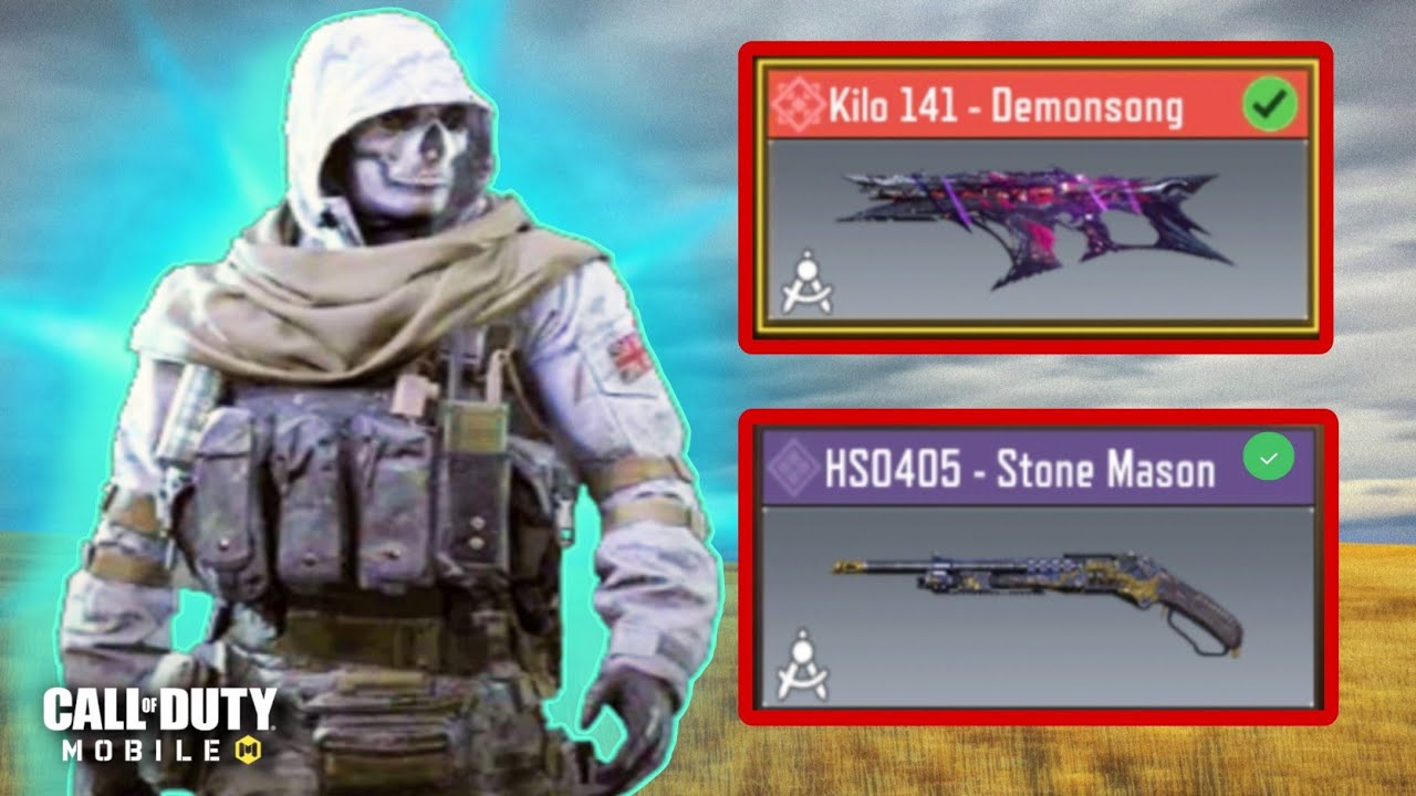 BEST GUN COMBO KILO-141 + HS0405 IN SOLO VS SQUAD COD MOBILE