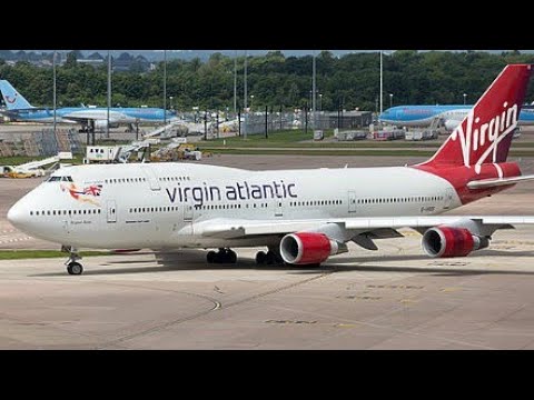 Virgin Atlantic 747-443. Last Virgin Atlantic at London Heathrow. We'll miss you G-VROS!