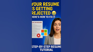 🤫Why Your Resume Keeps Getting Rejected & How to Fix It (ATS Proof Resume Guide) #resumehacks #job