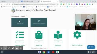 How to log on to Literacy Footprints