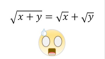 Common Algebra Mistakes - Square Root of a Sum