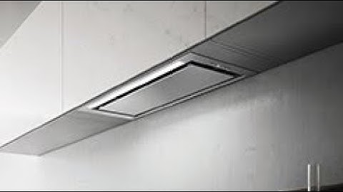 Elica Hidden Hood Installation