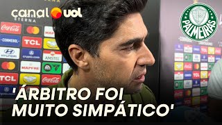 Abel Ferreira Ironiza rbitro Foi Muito Simptico Com A Entrada De Pulgar Em Bruno Fuchs