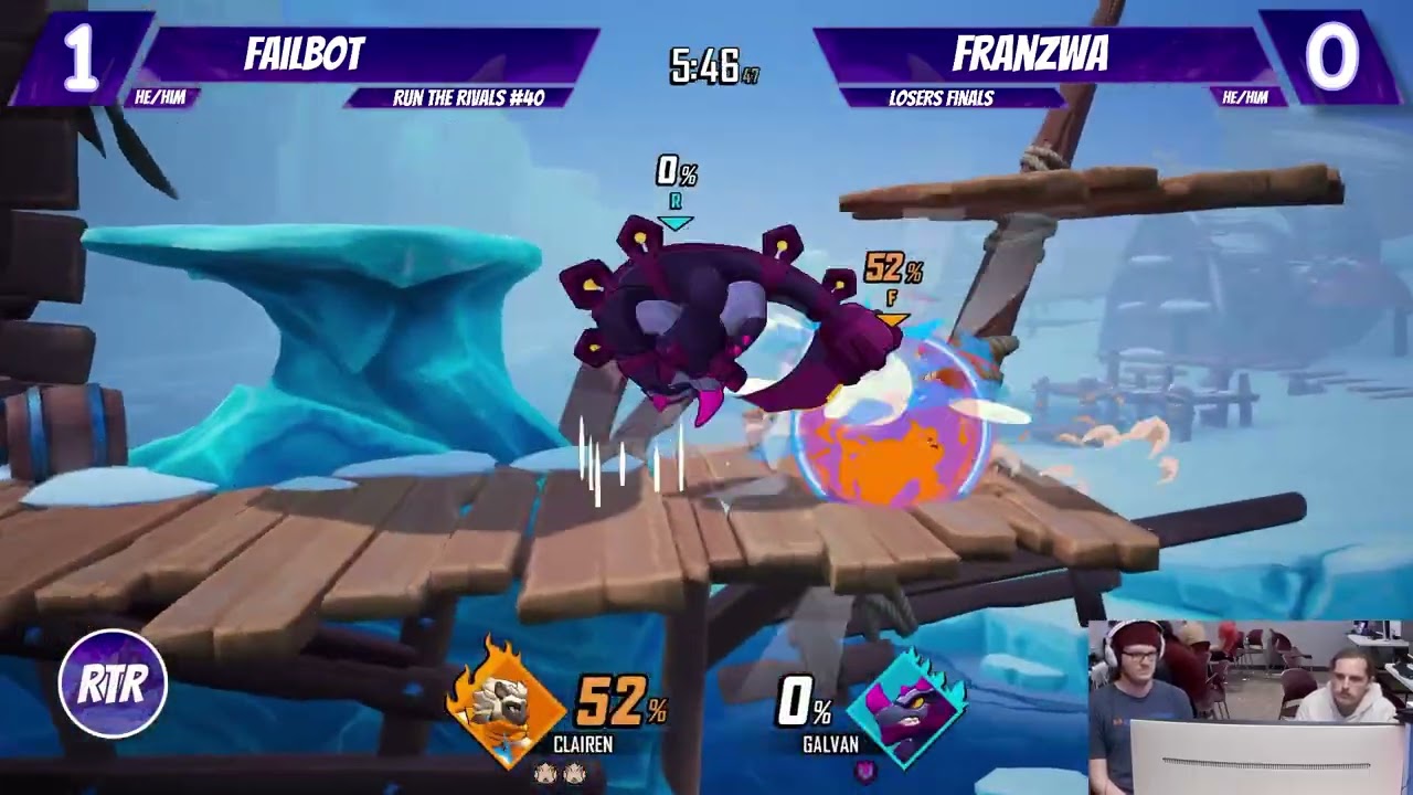 [Run the Rivals #40] Losers Finals - Failbot (Clairen) vs. Franzwa (Galvan)