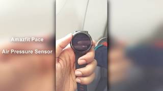 Amazfit - air pressure sensor test in flight | It's amazingly working