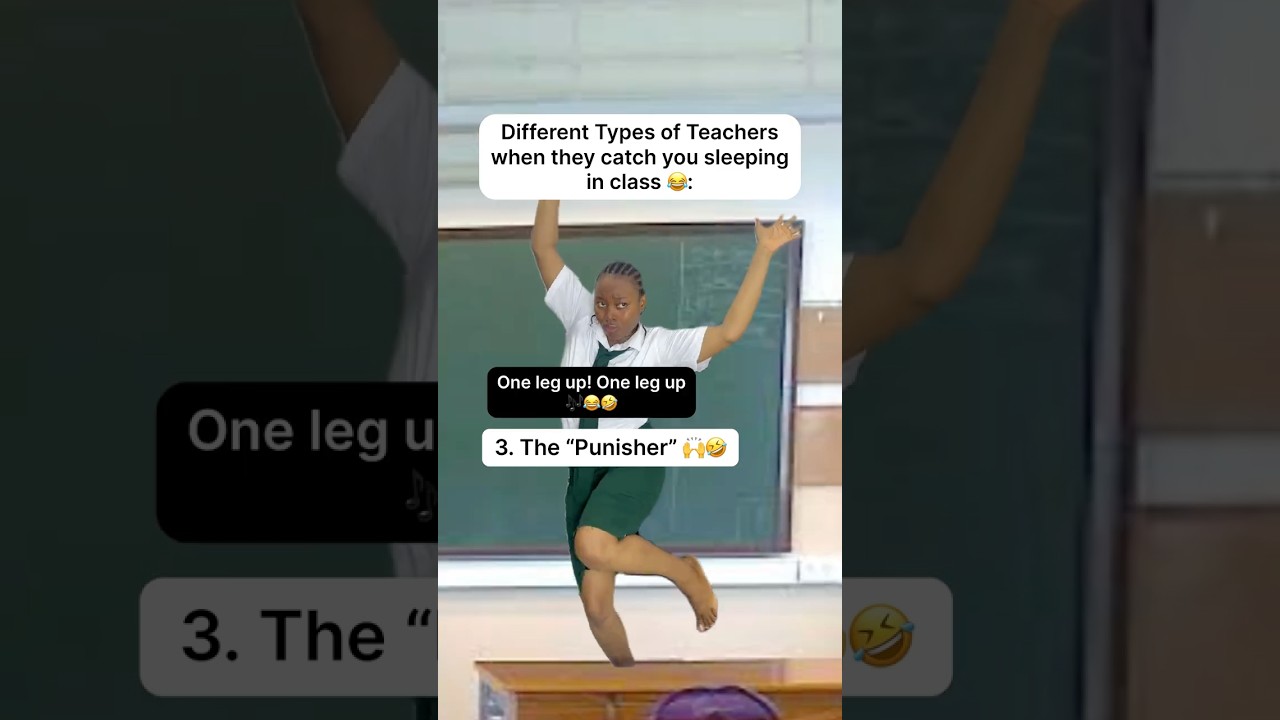 Different Types of Teachers when they catch you sleeping in class 😂 #shorts