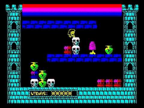 Nanako in Classic Japanese Monster Castle Walkthrough, ZX Spectrum