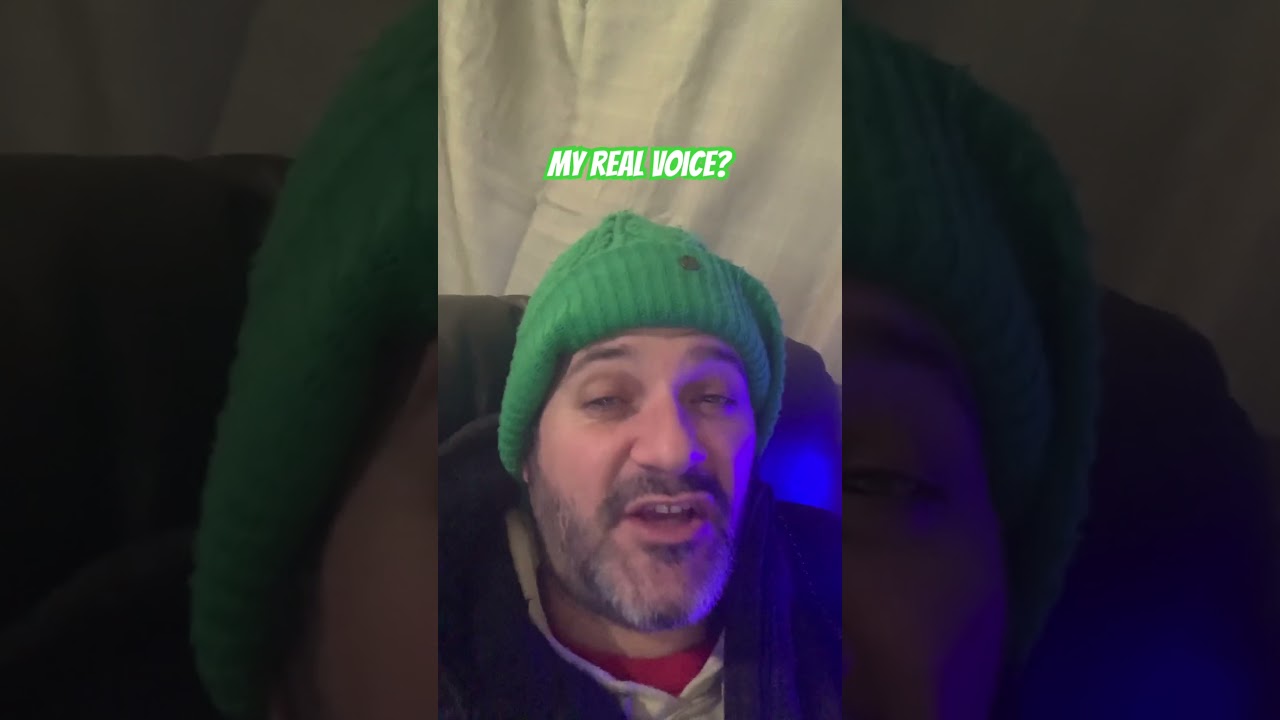 Surprise! My real voice!! Lol