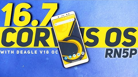 Official Corvus OS 16.7 ROM For Redmi Note 5 Pro | With Deagle V18 OC + F2FS 🔥
