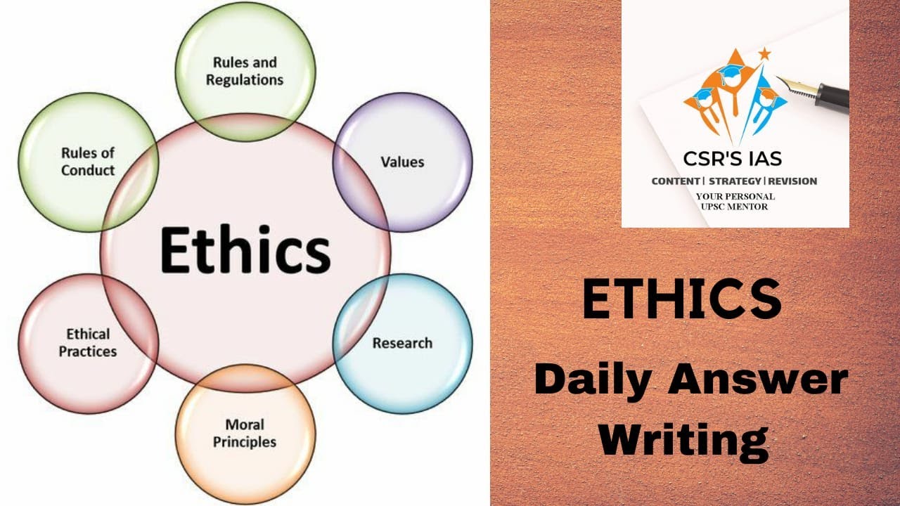 Ethics Mains Answer Writing GS 4 - What is the difference between public and private morality ?