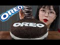 오레오 80개로 만든 오레오 케이크 먹방 GIANT OREO CAKE MUKBANG | ASMR EATING SOUNDS