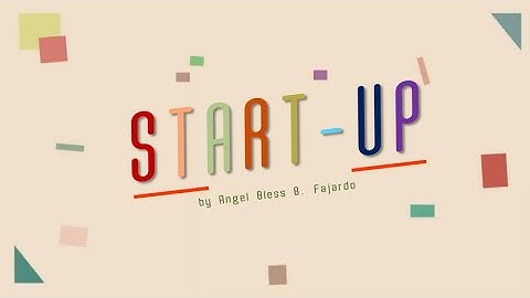 START-UP Kdrama (Inspired Theme) POWERPOINT 2021 | Angel Fajardo