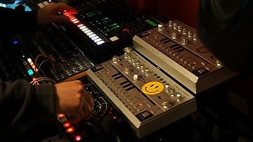 Techno Jam 001 - TR-8S - Quadrantid Swarm - Arturia MiniBrute 2s