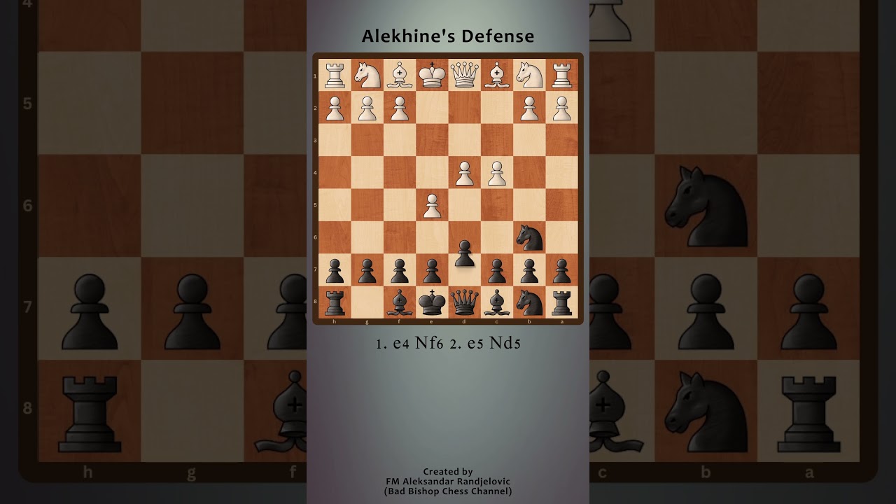 Is the Alekhine's Defense the worst defense in chess? - Quora