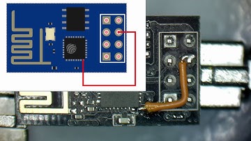 Zapojení ESP8266 (ESP-01) DeepSleep reset
