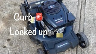 Curb Alert 2020 PowerSmart Lawnmower 170cc | Locked up