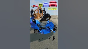 Big and Small Cars vs monster Car – Epic Crash Battle! 💥🚗🛻 #shorts 02