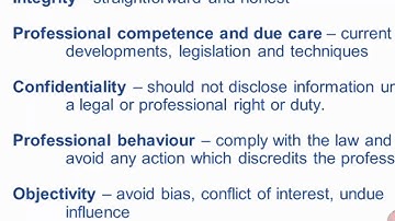 ACCA F8 Professional Ethics