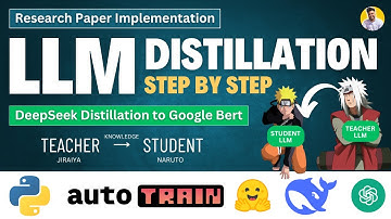 How to Distill LLM? LLM Distilling [Explained] Step-by-Step using Python Hugging Face AutoTrain
