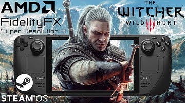 FSR 3 Steam Deck The Witcher 3 | Frame Generation Mod by LukeFZ #steamdeck #fsr3 #thewitcher3