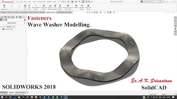 How to model a spring/wave washer in Solidworks
