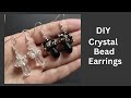 DIY easy bead earrings to make, beaded earrings tutorial for beginners