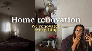 Reno vlog | We renovated everything!