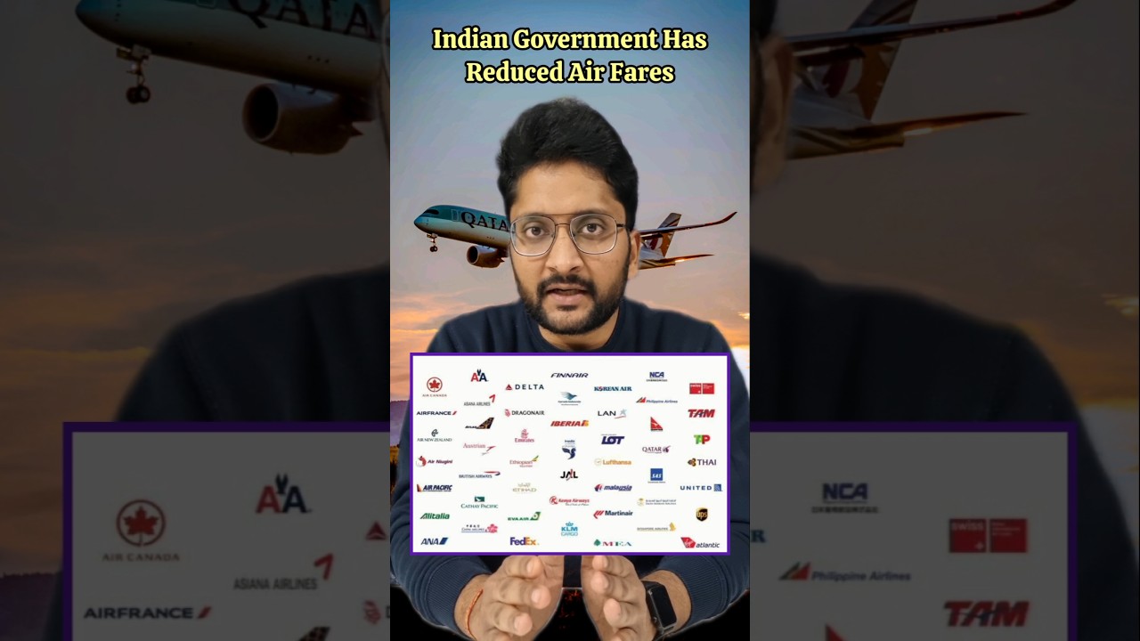 Indian Government Reduced Air Ticket Prices ✈️ 