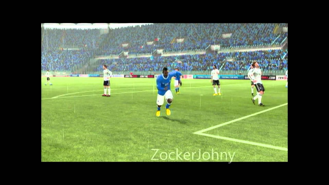 Fifa 13 | Mario Balotelli | Balotelli Goal Celebration | PS3 | Italy vs Germany | HD
