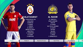 GALATASARAY-AL NASSR PES 2021 ANALİG KARİYER 2024