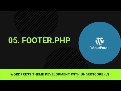 05. What is Footer.php file | WordPress Theme Development with underscores (_s) | Nepali Audio