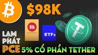 2057 - BIG WEEK: Lạm phát PCE, Bitcoin xoay quanh $100K, Bộ trưởng Thương mua 5% cổ phần Tether