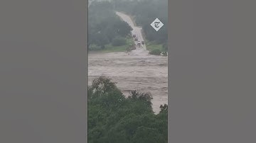 Timelapse video shows speed of Texas floodwater