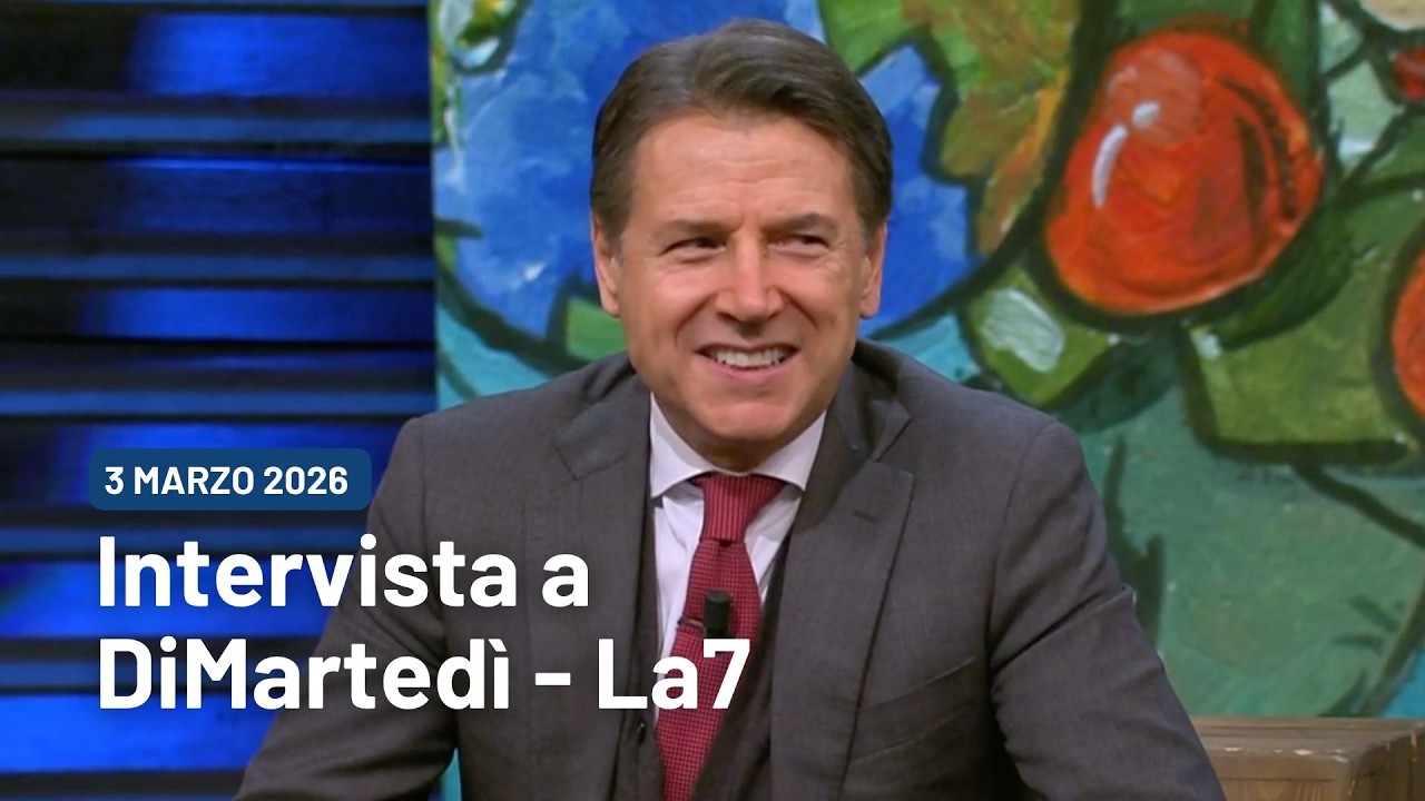 Giuseppe Conte intervistato da Giovanni Floris a 