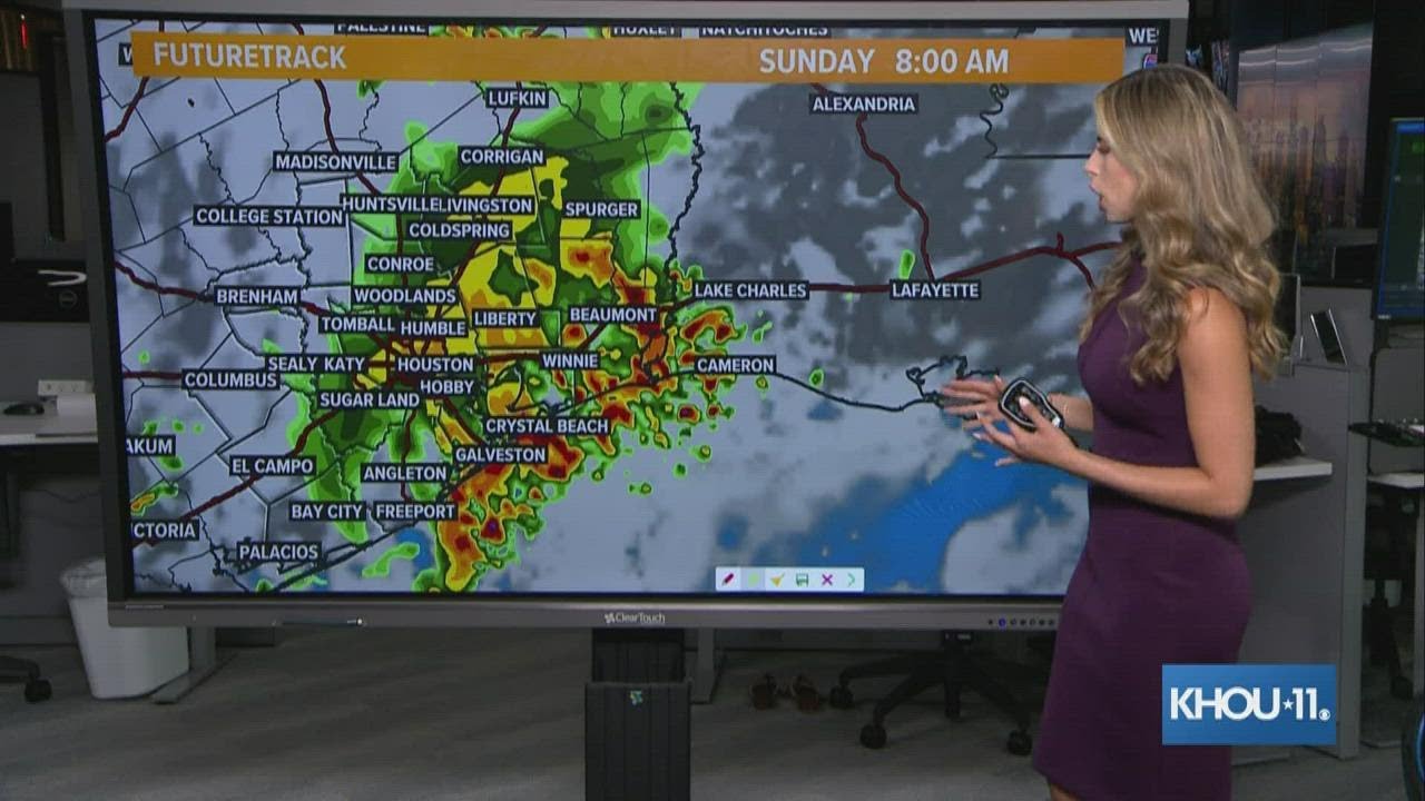 Overnight storms rolled through the Houston area and we're not done ...