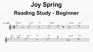 Sight Reading Practice - Joy Spring - Beginner