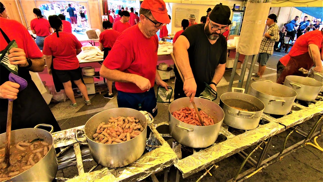 Street Food of Italy. Giant Fest 'Sagra delle Sagre', Asti