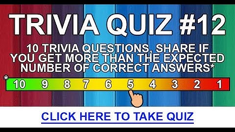 Test Your Knowledge: Take Our Fun and Challenging Music and General Trivia Quiz!