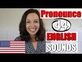How to pronounce all english sounds american english lesson