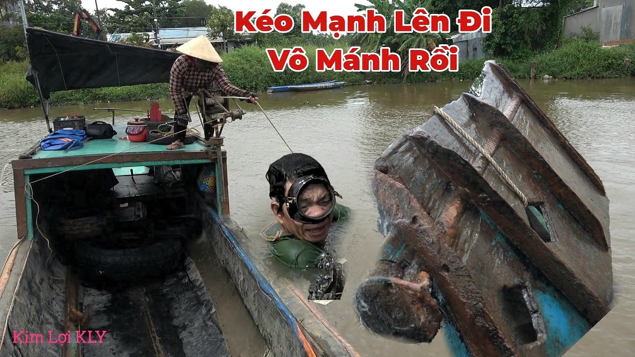 Thợ Lặn Mò Được Bánh Lái Ghe, Nặng Gần 200Kg. Của Ghe Nào Vô Coi Nhận Nè.