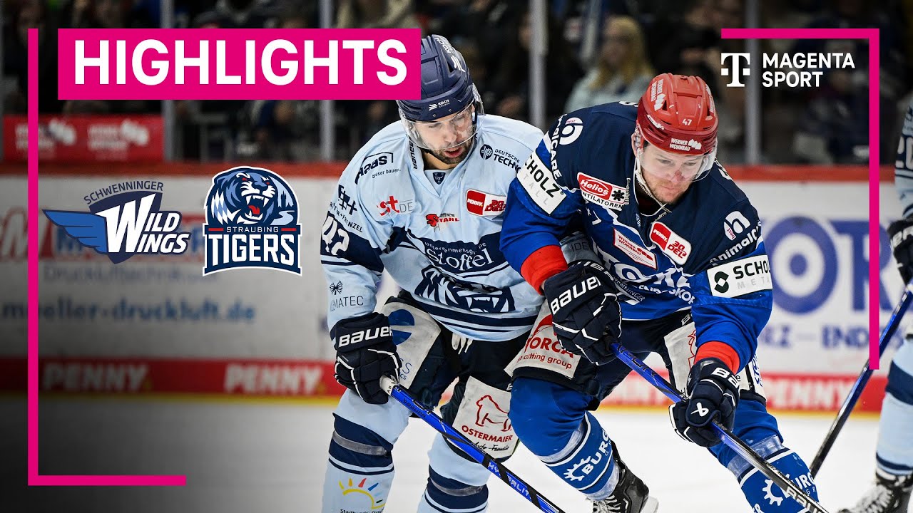 Schwenninger Wild Wings - Straubing Tigers Highlights PENNY DEL 23/24 MAGENTA SPORT