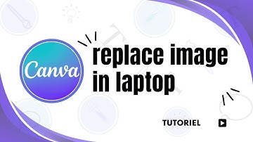 How to replace image in Canva laptop
