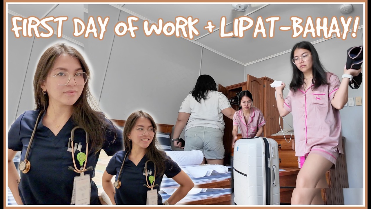 FIRST DAY OF WORK + LIPAT-BAHAY NA NAMAN!  RichZigzVlogs
