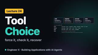 Tool Choice, Strict Schemas and Fallbacks for AI Agents | Building Applications with AI Agents L24