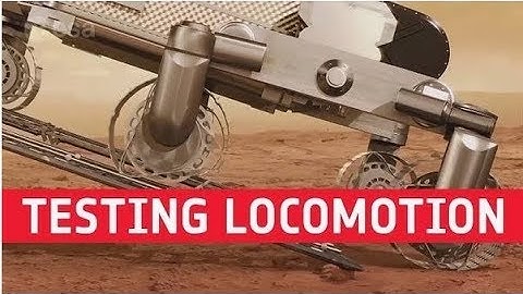ExoMars – Testing locomotion