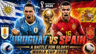 URUGUAY VS SPAIN – WHO WILL SURVIVE THIS EPIC SHOWDOWN? 🔥