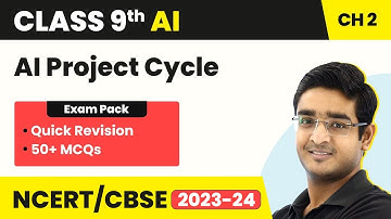 Class 9 Artificial Intelligence MCQ (50+ Solved) | AI Project Cycle Class 9 MCQs