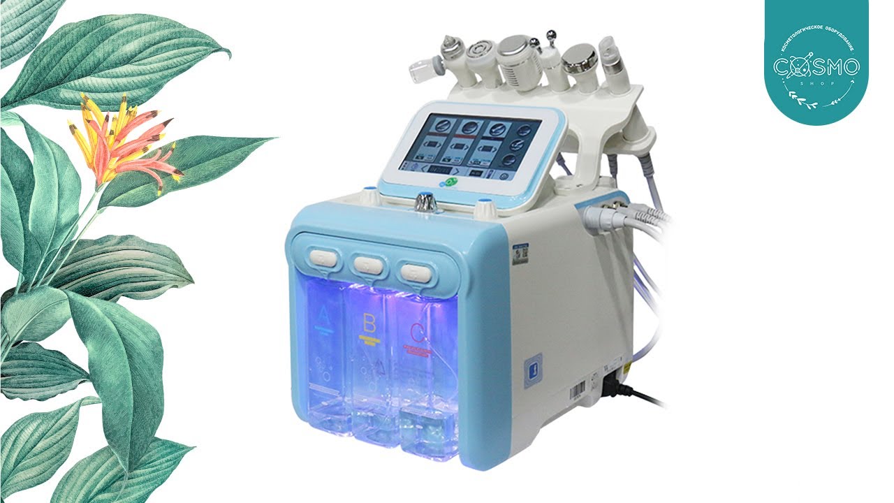 Аппарат для гидродермабразии 6в1 CS-A10C/Cosmo Shop/ Видео обзор
